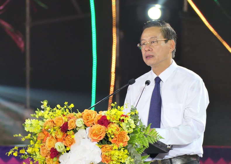 Chủ tịch UBND tỉnh Hà Giang Nguyễn Văn Sơn phát biểu khai mạc